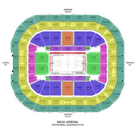 moa arena ticket price pba.
